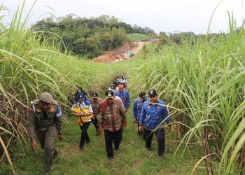 Peninjauan lahan yang akan digunakan untuk Sekolah Rakyat di Kecamatan Bantur. Foto: Pemkab Malang