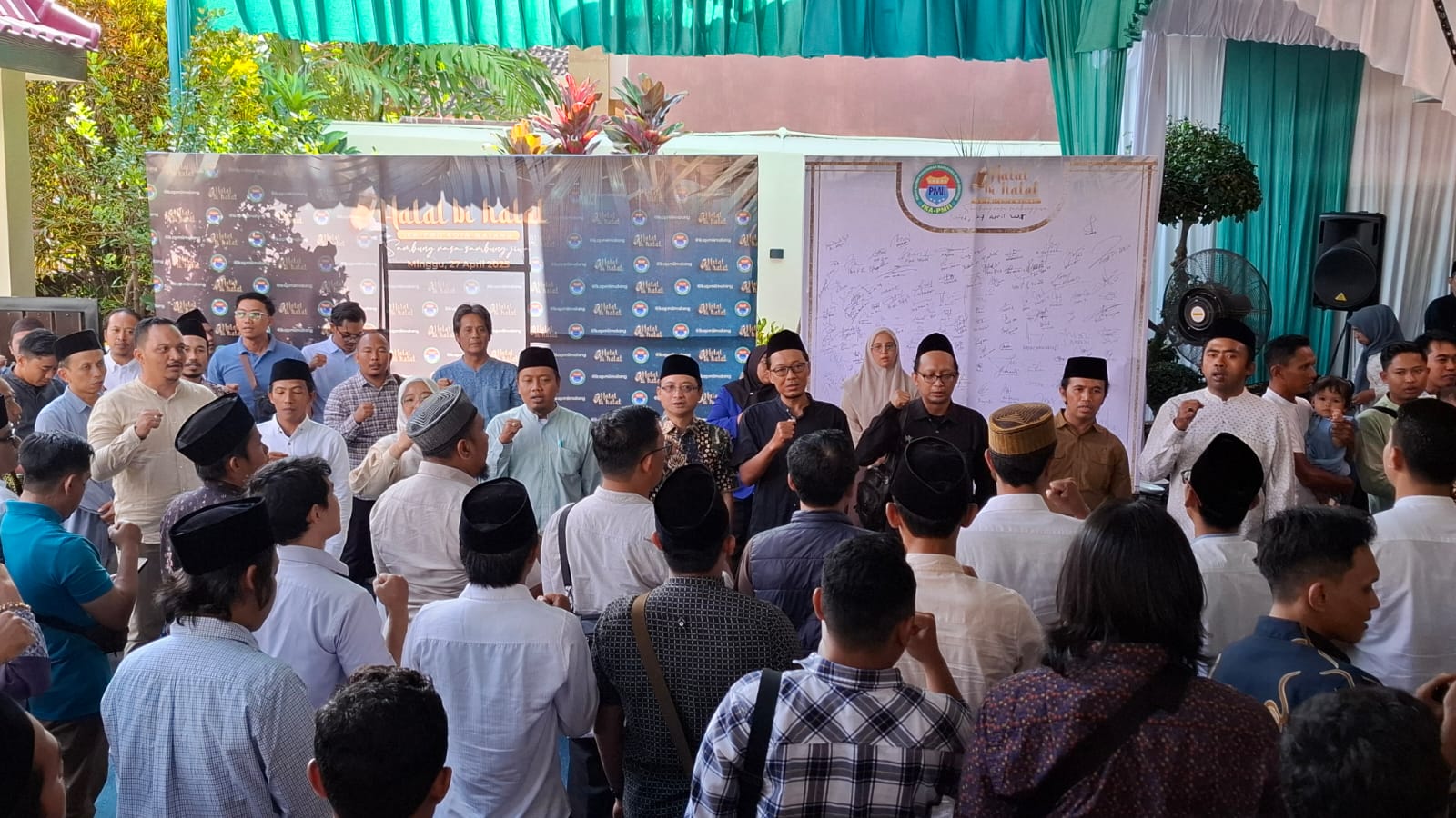 Suasana halal bi halal IKA-PMII