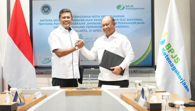 BPJS Ketenagakerjaan dan BGN. Foto/dok