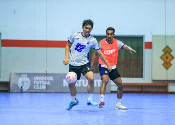 Pemain Unggul FC berlatih