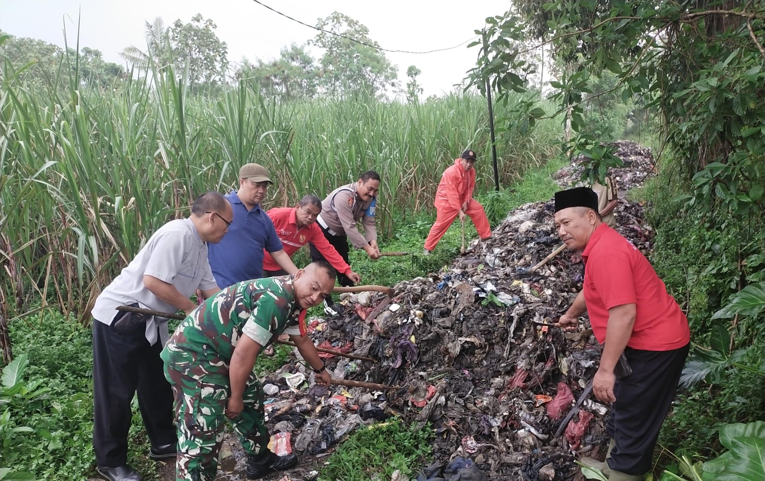 Tumpukan sampah 