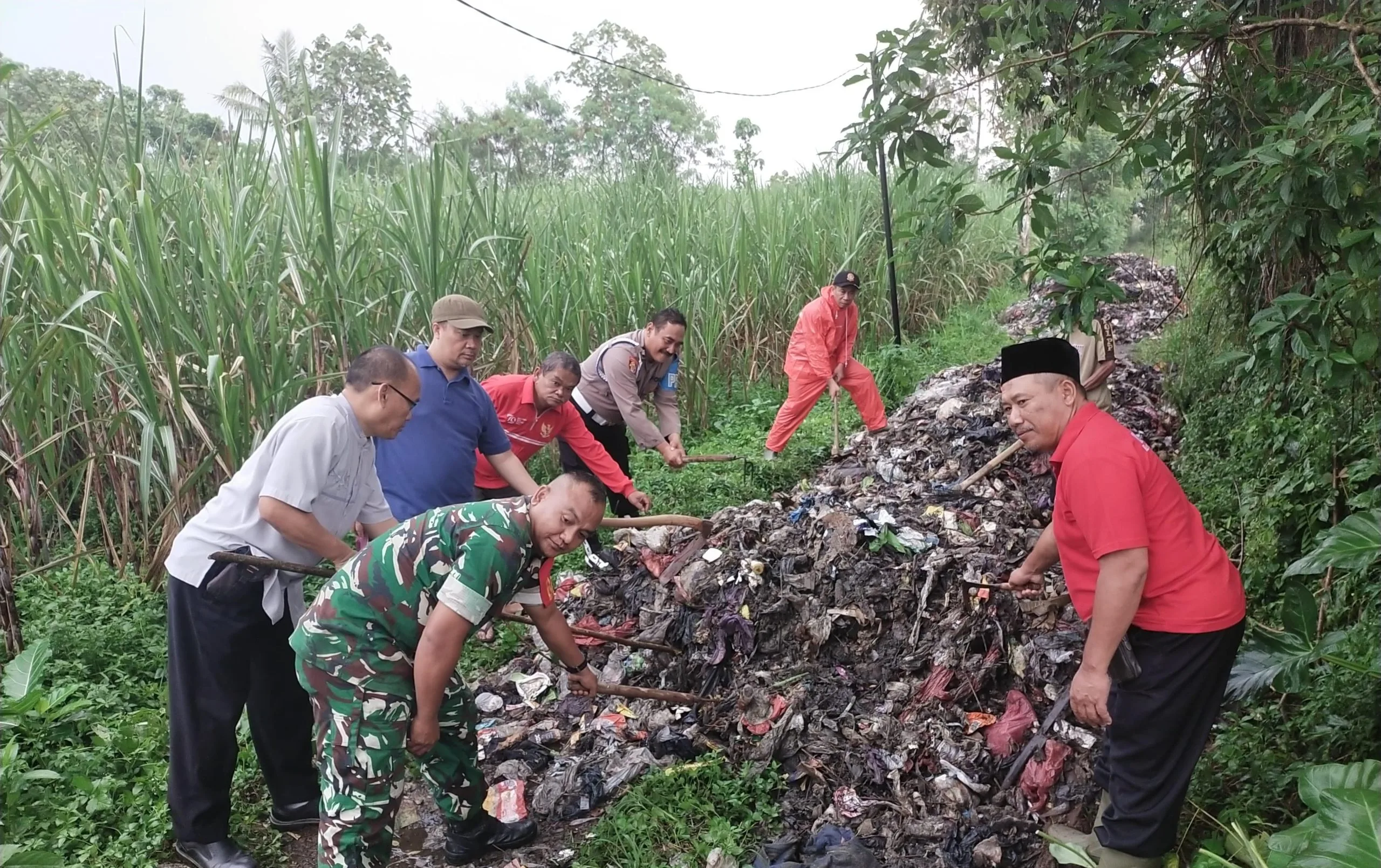 Tumpukan sampah 