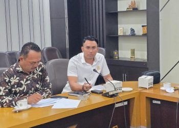 Anggota DPRD Kabupaten Malang, Zulham Akhmad Mubarrok, saat membahas sistem penerimaan siswa baru di Kabupaten Malang. Foto/dok