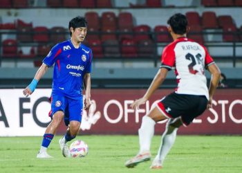 Fakta menarik Arema FC vs Madura United yang berakhir dengan kemenangan tim tamu 0-1 di laga tunda pekan ke-28 BRI Liga 1 2024/2025. /Foto: Instagram @aremafcofficial.