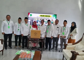 Tim Panjar Calon Rektor UIN Malang umumkan hasil verifikasi dan tetapkan 12 nama calon./Foto: Dok. UIN Malang