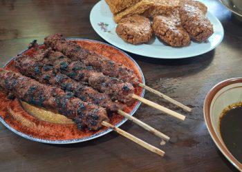 Menu sate gebug di Warung Sate Gebug 1920. Foto: Aisyah Nawangsari Putri