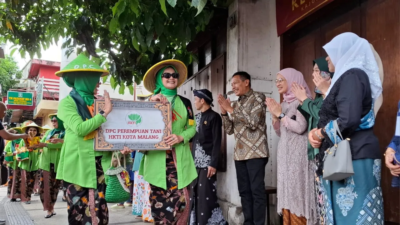 Batik fashion on the street