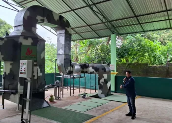 tempat pengolahan sampah Divif 2 Kostrad.