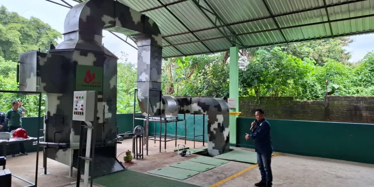 tempat pengolahan sampah Divif 2 Kostrad.