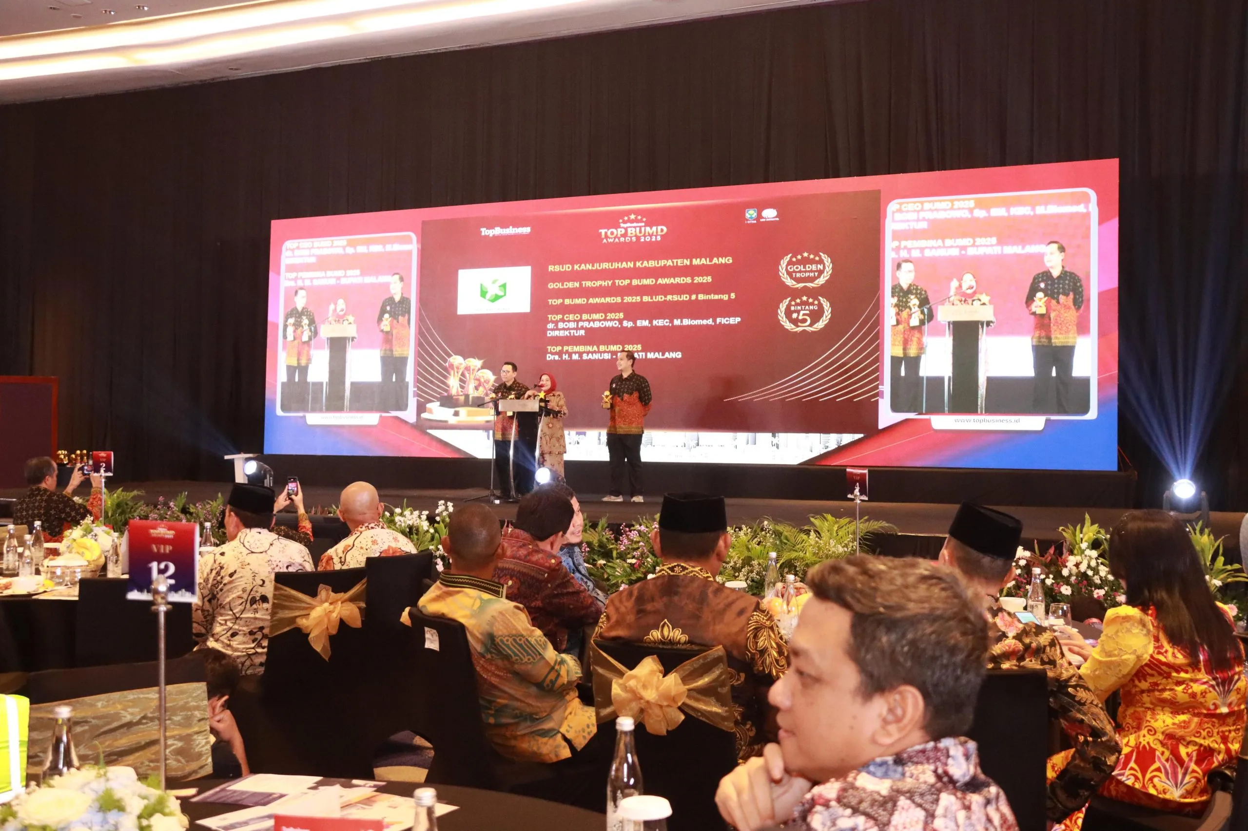Suasana penerimaan TOP BUMD 2025 di Jakarta