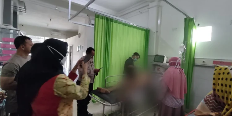 MS usai dievakuasi dari lokasi kejadian. Foto: Polres Malang
