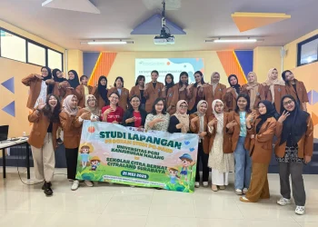 Gelar program studi lapangan, Prodi PG PAUD Unikama tingkatkan pemahaman mahasiswa dari sisi praktik. /Foto: Dok. Unikama