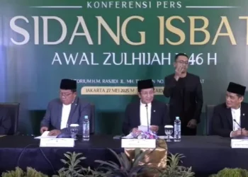 Hasil Sidang 1 Dzulhijjah, Kementerian Agama tetapkan Hari Raya Idul Adha 2025 jatuh di hari Jumat, 6 Juni 2025. /Foto: Tangkapan layar kanal YouTube Kemenag RI