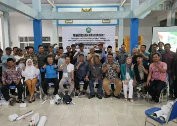 Acara diskusi yang dihadiri oleh dua dosen Unisma Malang. Foto/dok