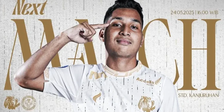 Prediksi susunan pemain Arema FC vs Semen Padang di pekan ke-34 BRI Liga 1 2024/2025. /Foto: Instagram @aremafcofficial