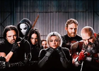 Poster film antihero Marvel berjudul Thunderbolts yang sedang tayang di bioskop(Foto: Tixid)