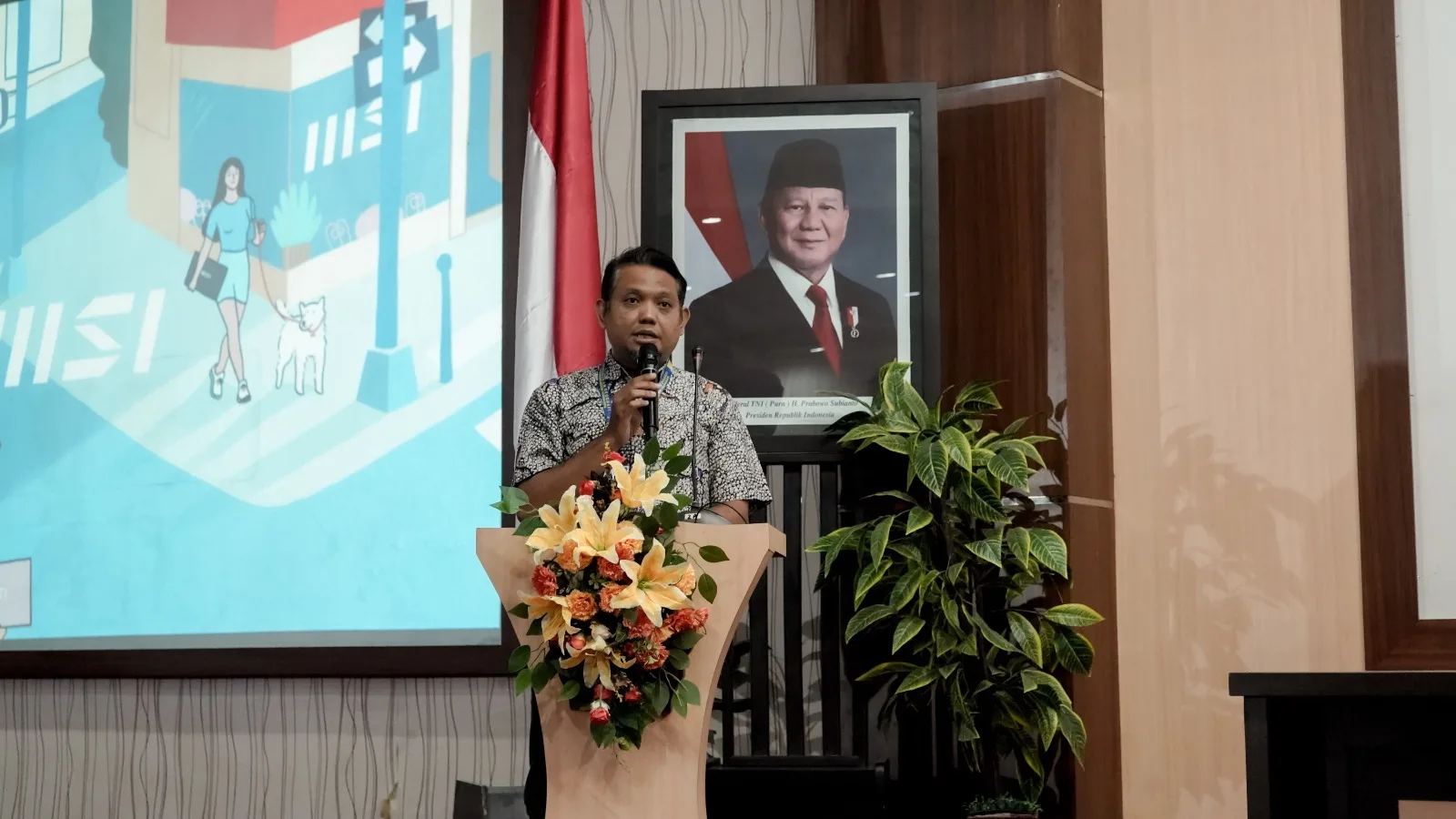 Sambutan Ketua Prodi Pendidikan Geografi Unikama, Dr. Suwito, M.Pd menerima kunjungan Departemen Geografi UNY. /Foto: Dok. Unikama