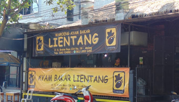 Ayam Bakar Lientang Sawojajar./Foto: Tugumalang.id/Bagus Rachmad Saputra.