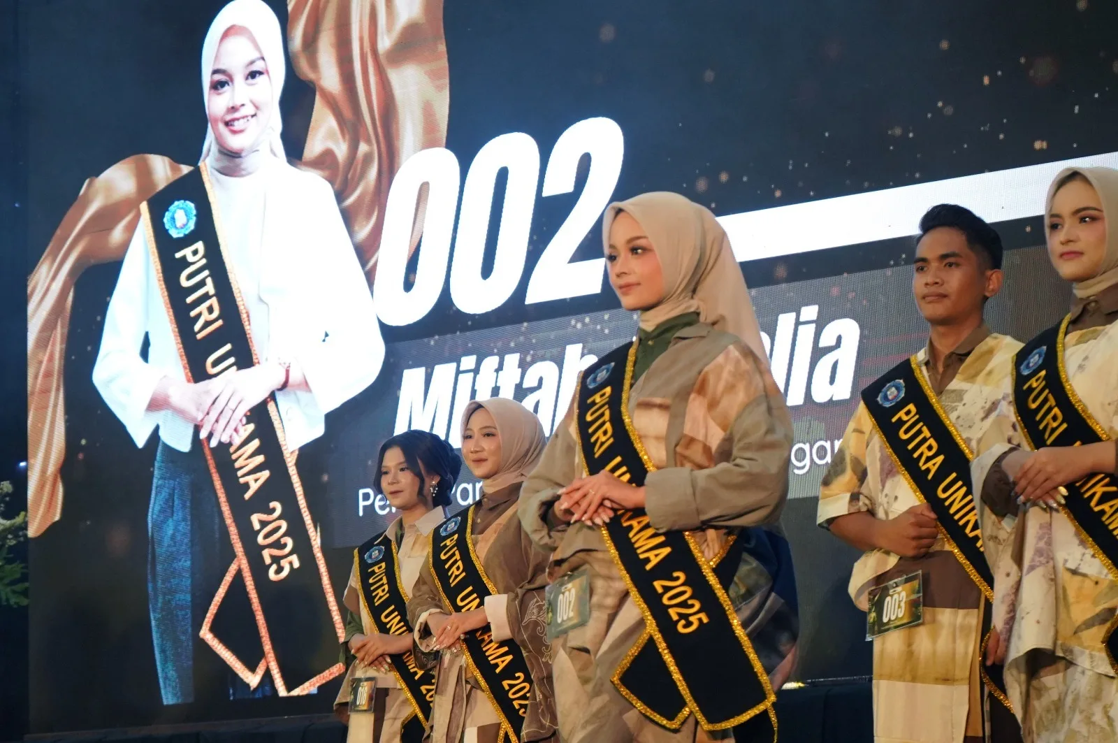Penampilan para finalis Putra Putri Unikama 2025./Foto: Dok.Unikama
