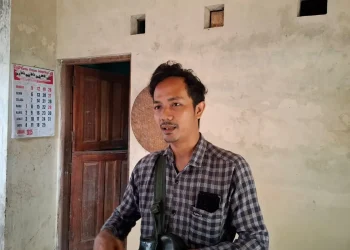 Rizal Bahri, pemilik Batik Eljava. Foto: Aisyah Nawangsari Putri