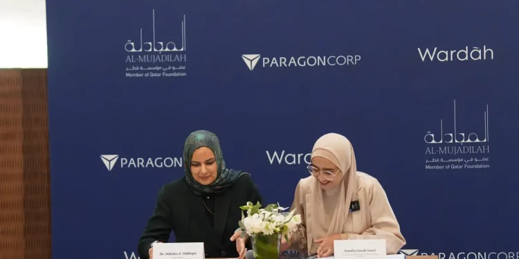 Kerja sama Paragon Wardah x Al Mujadilah Center Qatar perkuat ekosistem global women leadership. Foto: Dok.