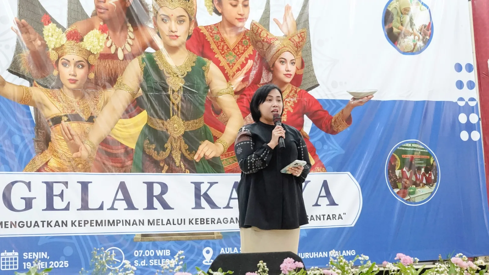 Sambutan Dekan FIP Unikama, Dr. Cicilia Ika Rahayu Nita, M.Pd./Foto: Dok.Unikama.