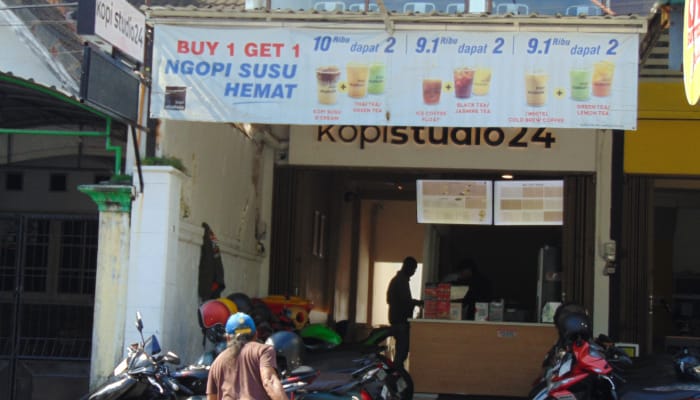 Kopi Studio 24 Sawojajar. /Foto: Tugumalang.id/Bagus Rachmad Saputra