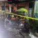 Mobil terbakar di Malang