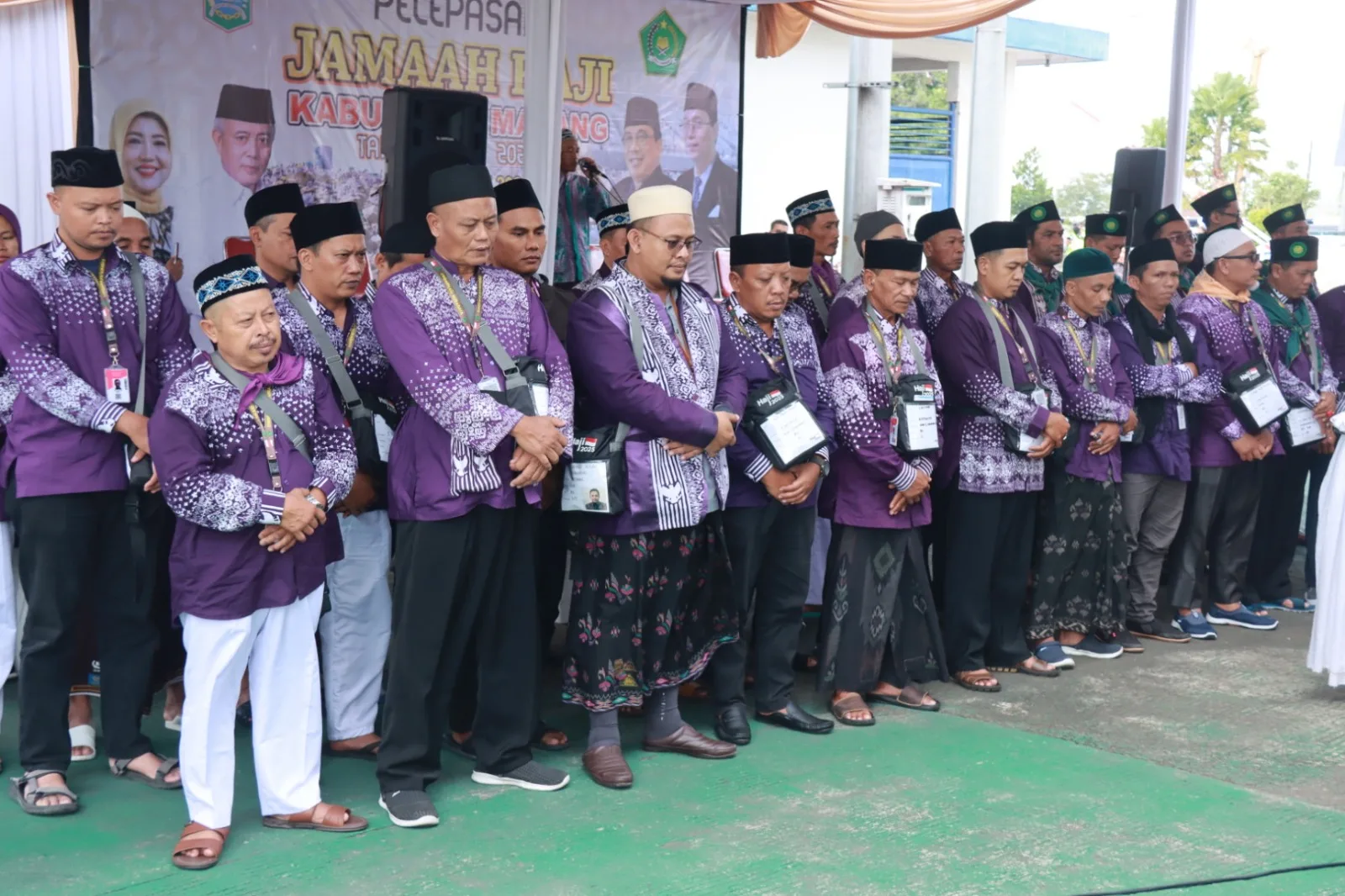 Para calon jemaah haji kabupaten malang