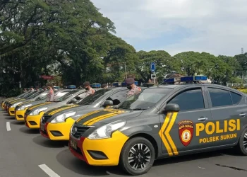 Mobil patroli Polresta Malang Kota
