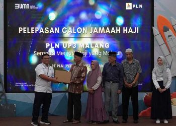 Pelepasan calon jemaah haji PLN UP3 Malang