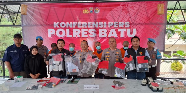 Polres Batu ungkap kasus narkoba