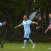 Wakil Wali Kota Malang, Ali Muthohirin bermain sepakbola untuk menggaungkan atmosfer Porprov Jatim 2025. (Foto/dok.)
