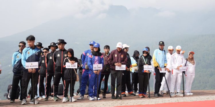 Upacara pembukaan kejuaraan paralayang Porprov Jatim 2025. Foto: KONI Kota Batu