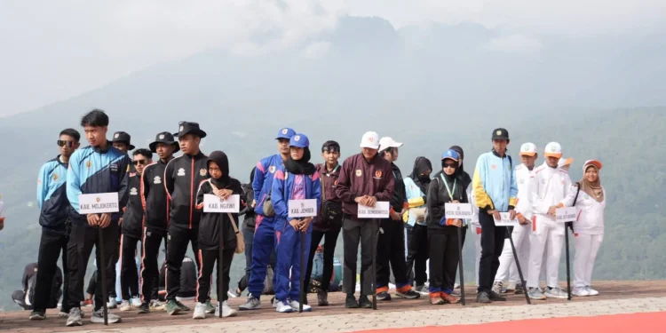 Upacara pembukaan kejuaraan paralayang Porprov Jatim 2025. Foto: KONI Kota Batu