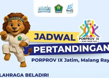 Jadwal dan venue cabor bela diri Porprov IX Jatim 2025./Foto: Instagram @pemkotmalang