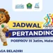 Jadwal dan venue cabor bela diri Porprov IX Jatim 2025./Foto: Instagram @pemkotmalang