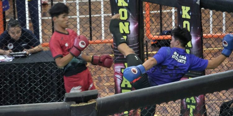Penampilan atlet MMA Kota Batu di Porprov Jatim 2025. Foto: KONI Kota Batu