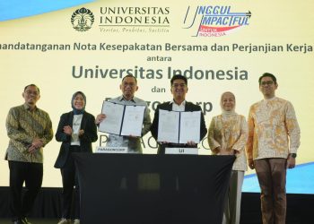 Penandatangan kerja sama ParagonCorp dan UI. Foto: Dok