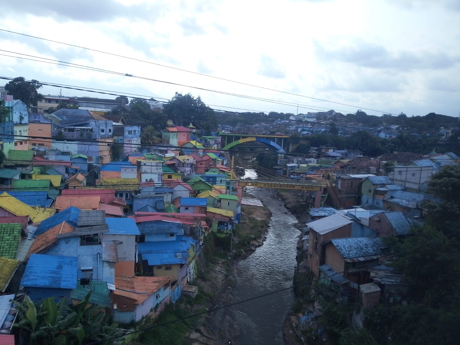 Kampung Warna Warni Jodipan, Kota Malang. (Foto/M Sholeh)