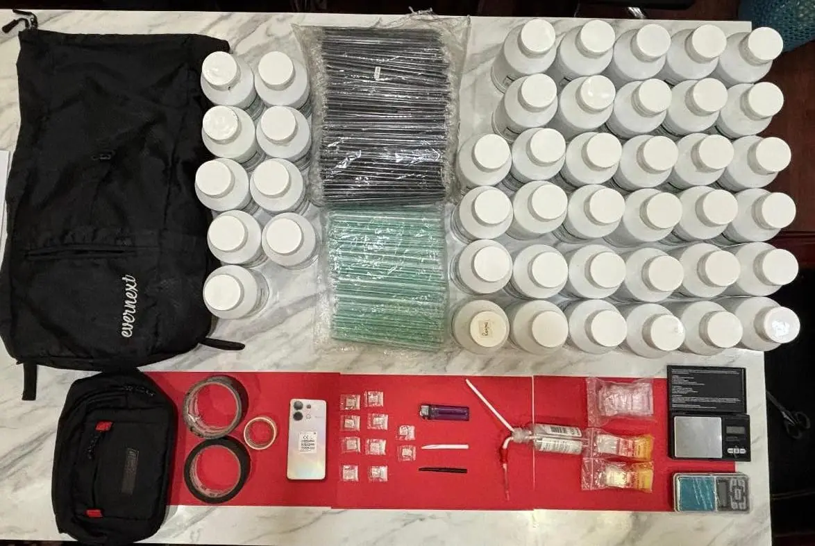 Barang bukti yang berhasil diamankan polisi dari tersangka. Foto: Polres Malang