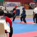 Atlet hapkido Kabupaten Malang (merah) saat bertanding di Porprov Jatim 2025. Foto: Aisyah Nawangsari Putri