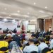 Pemaparan materi dari akademisi Malaysia dalam pengabdian internasional di UWG Malang. (Foto/M Sholeh)