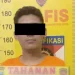 Tersangka IW warga Gondanglegi usai ditahan polisi. Foto: Polres Malang
