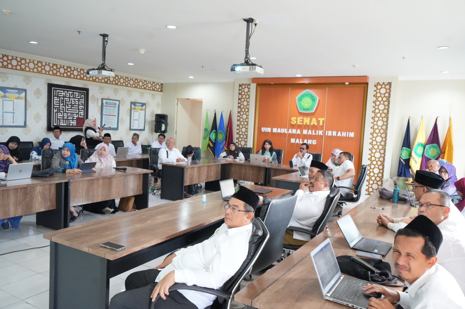 Acara sosialisasi branding baru UIN Malang yang dipimpin langsung oleh Rektor UIN Malang, Prof. Dr. H.M. Zainuddin, M.A. /Foto: Dok.UIN Malang.