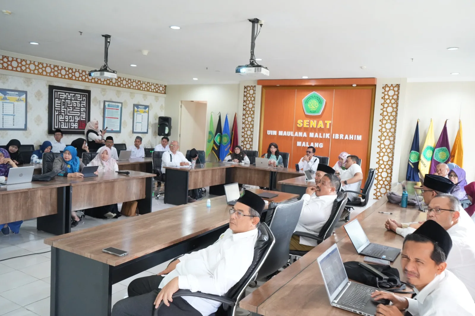 Acara sosialisasi branding baru UIN Malang yang dipimpin langsung oleh Rektor UIN Malang, Prof. Dr. H.M. Zainuddin, M.A. /Foto: Dok.UIN Malang.