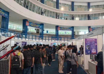 Pameran karya dalam Expo Hasil Riset dan Inovasi Polinema 2025. (Foto/M Sholeh)