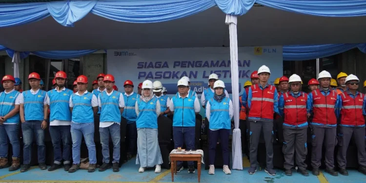 PT PLN UP3 Malang gelar apel siaga Idul Adha 1446 H. Foto/dok