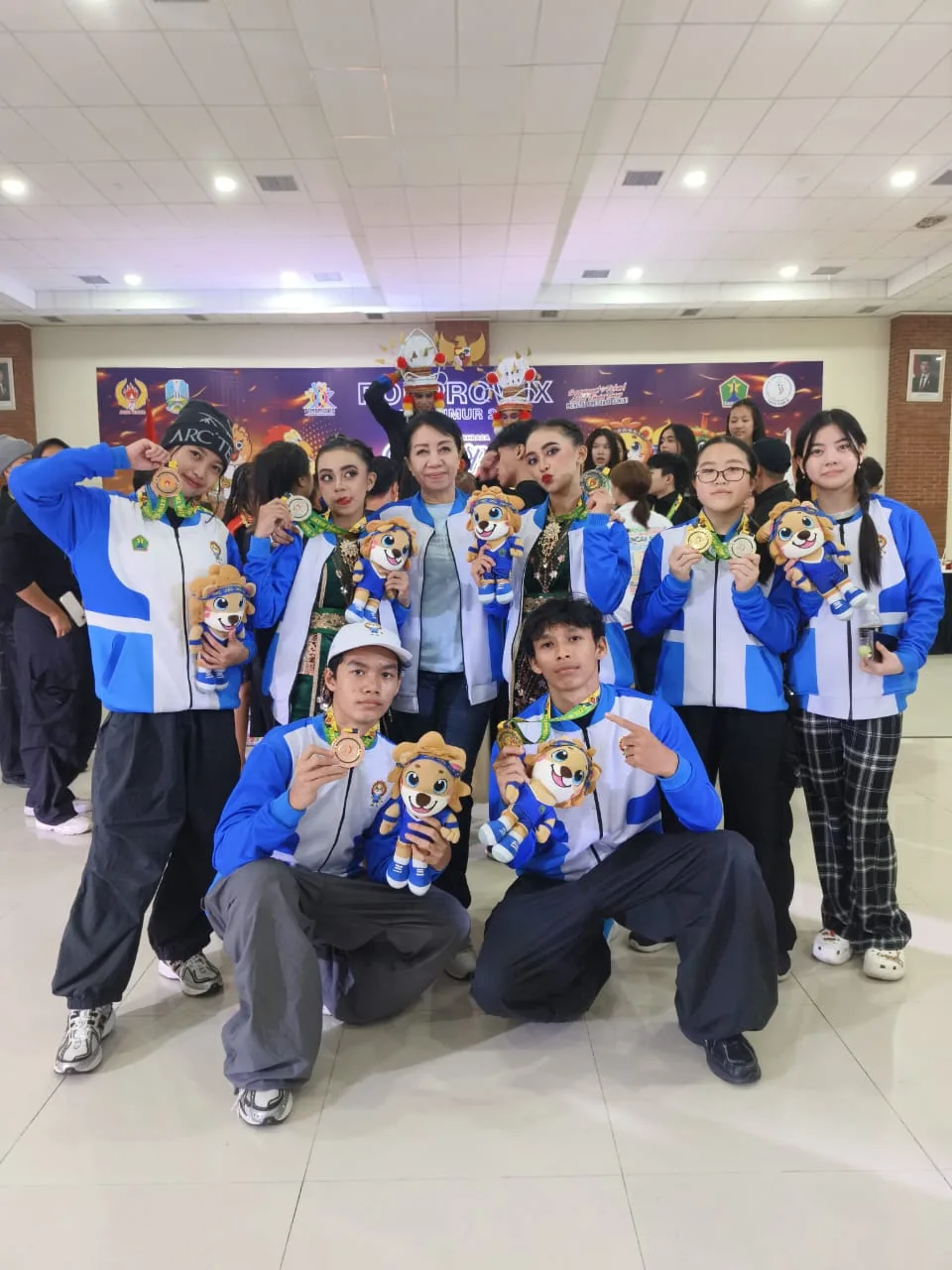 Atlet dancesport Kota Malang meraih 8 medali emas Porprov Jatim 2025. (Foto/dok. IODI Kota Malang)