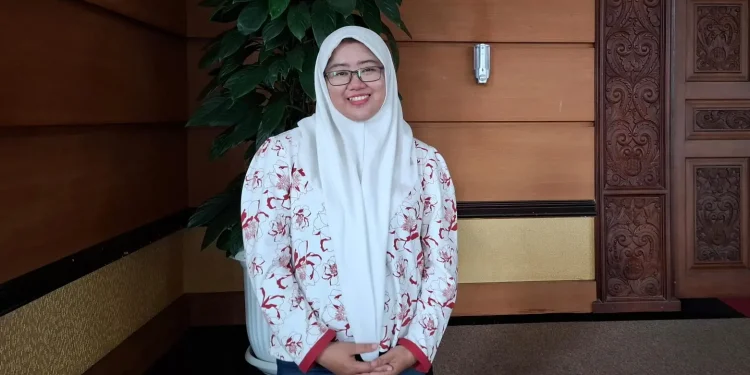 Kisah inspiratif wartawan Tugumalang, Aisyah Nawangsari Putri yang berhasil mendapatkan Beasiswa BRI Fellowship Journalism./Foto: Dok.Pribadi